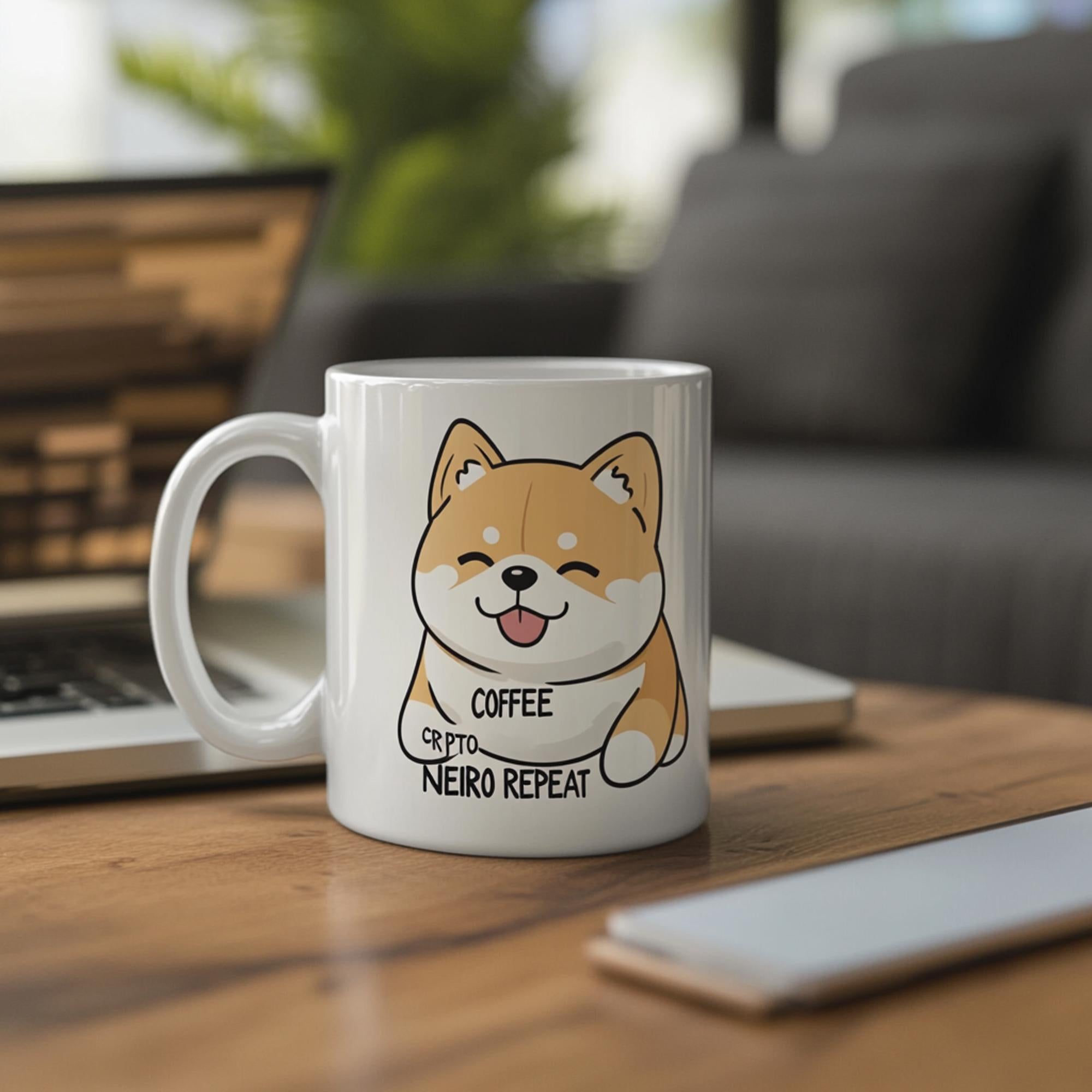 Colorful ceramic mug with 'Torehi Day' and playful designs, perfect for brightening your morning routine.