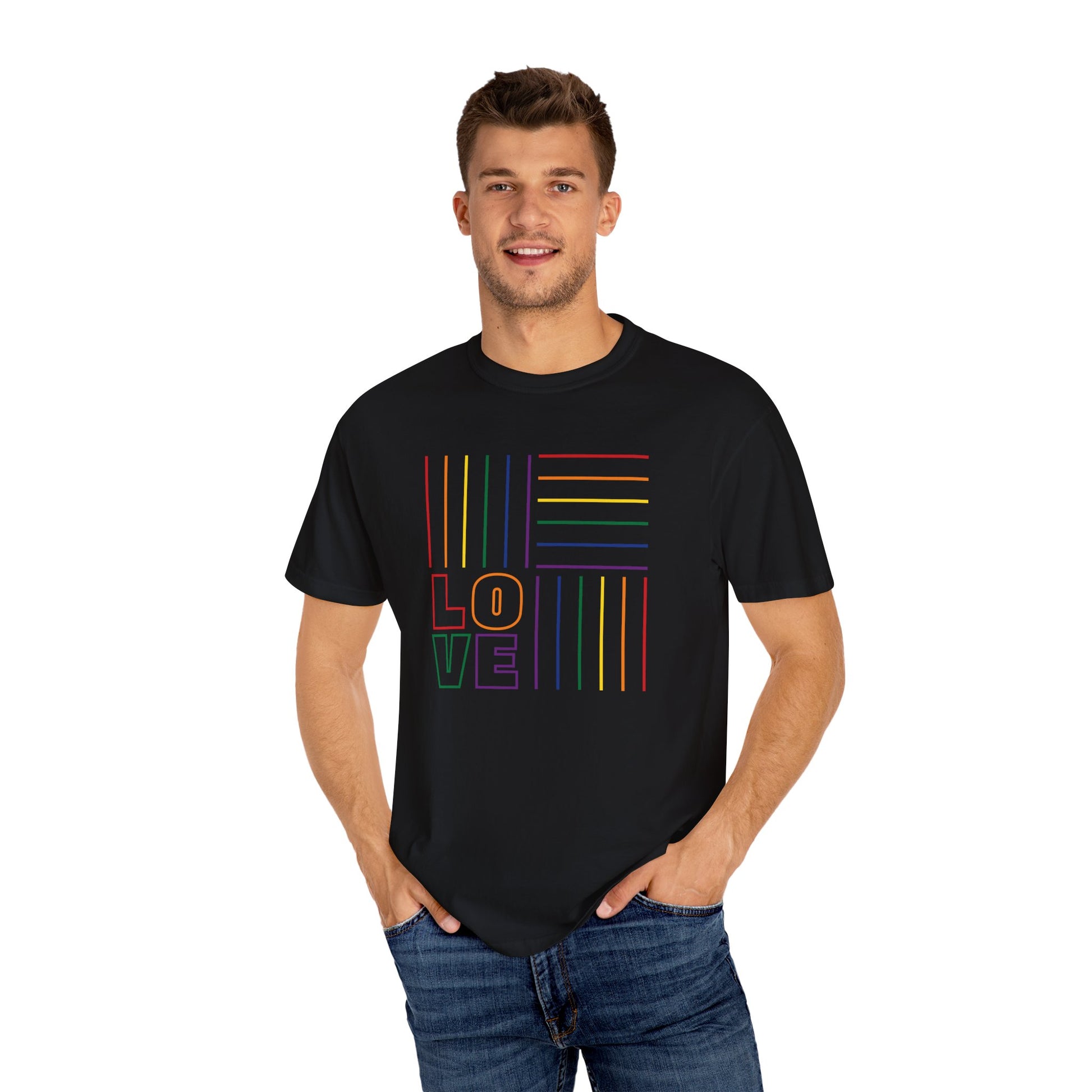 Unisex Pride Stripes T-shirt
