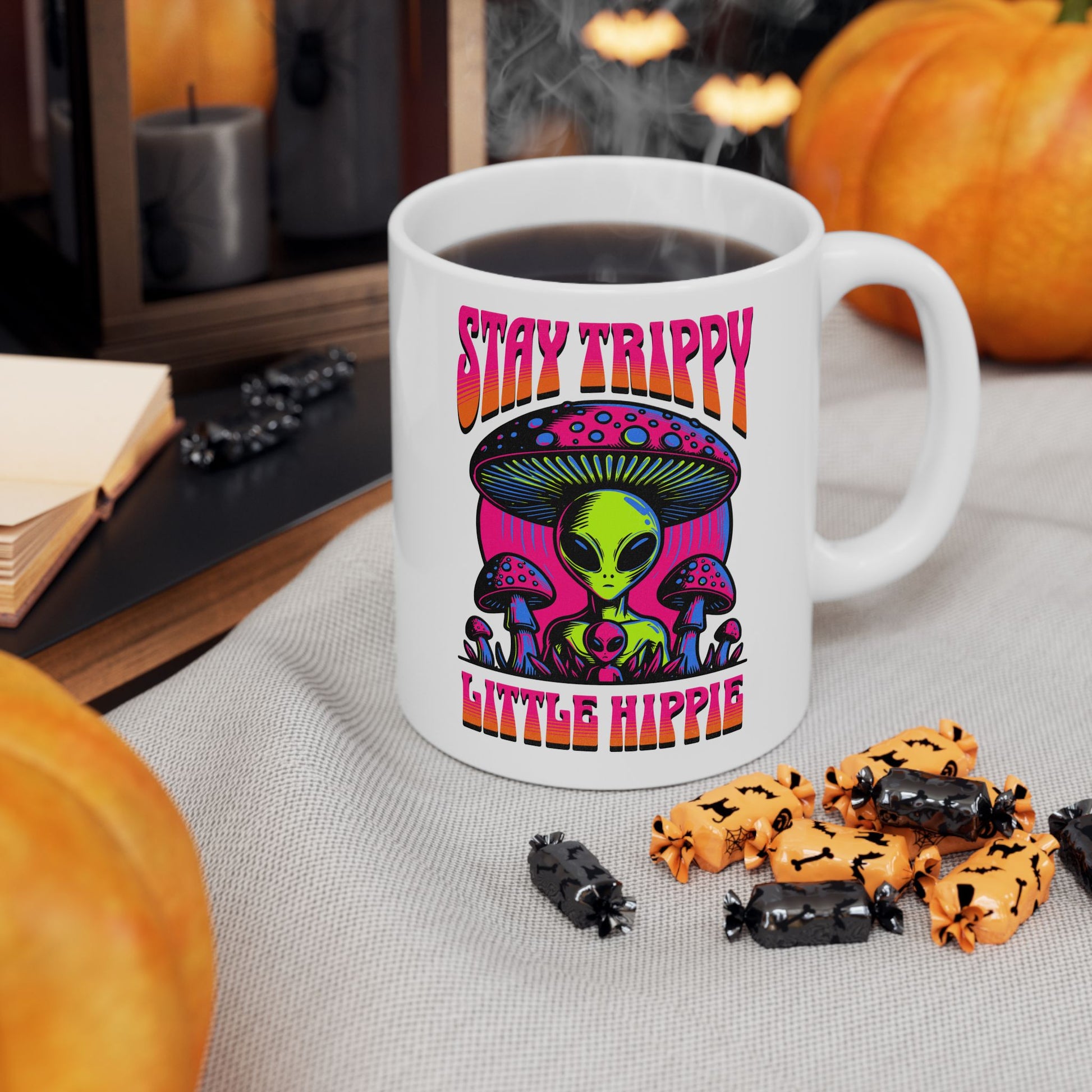 Stay Trippy Little Hippie Mug