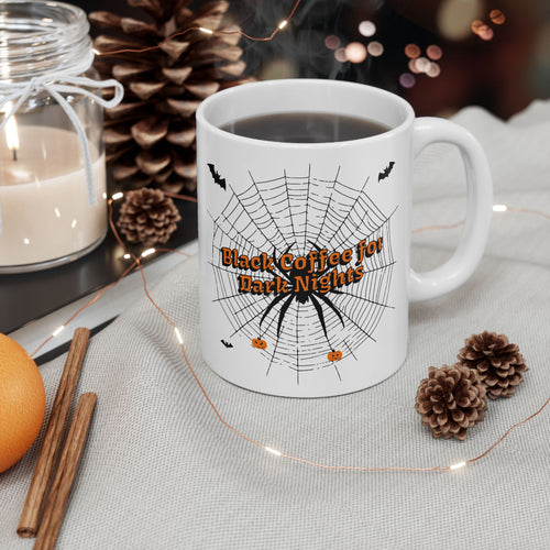 Black Coffee for Dark Nights Mug